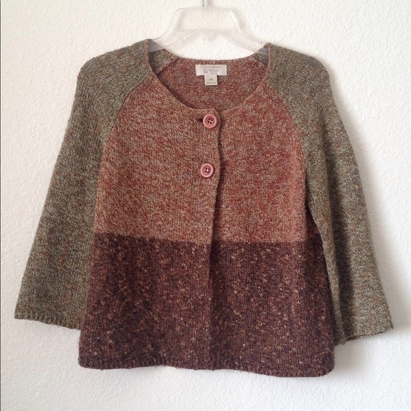 FINAL MARKDOWN Ladies' Christopher & Banks Petite Cardigan small - Picture 1 of 5